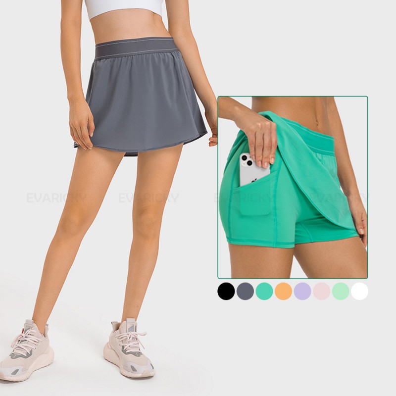 2 i 1 tennisshorts kvinder